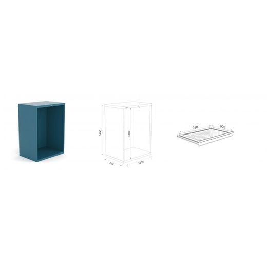 ARMAZON PARA ARMARIO CON CAJONES.- 1020X707X1400