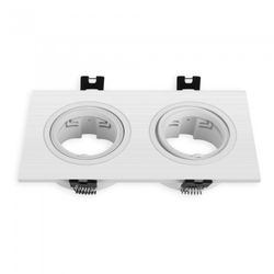 ARO BASCULANTE GU10 CUADRA.DOBLE BLANCO