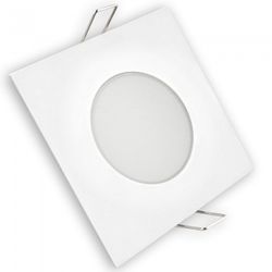 ARO LED FIJO IP65 CUADRADO BLANCO 5W.FRI