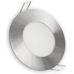 ARO LED FIJO IP65 REDONDO NIQUEL 5W.FRIA
