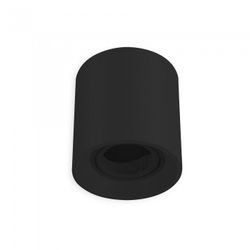 ARO SUPERFICIE GU10 REDONDO NEGRO