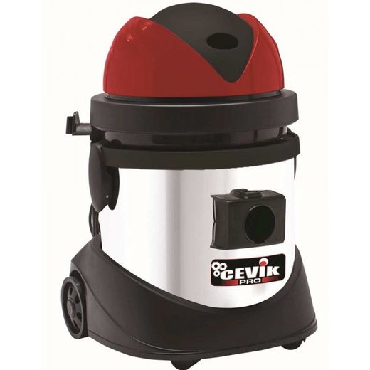 ASPIRADOR ELECTRICO INDUSTRIAL.1250 W. 20 LT. CONTENEDOR ACERO INOX. ACCESORIOS INCLUIDOS