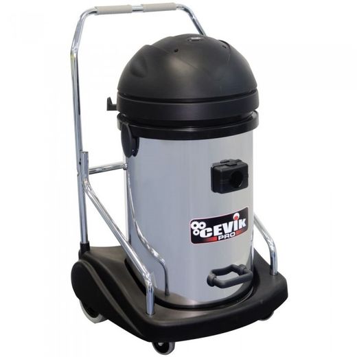 ASPIRADOR PARA LIQUIDOS Y SOLIDOS 77 LT. 2900 W. TANQUE POLIPROPILENO. 3 MOTORES