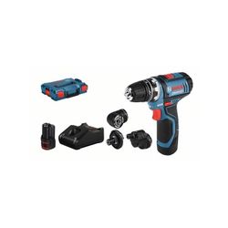 ATORNILLADOR GSR 12V-15 FC SET +2X2,0 AH + L-BOXX
