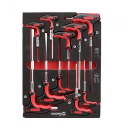 B. COMB 1/2 10 LLAVES T HEX RECTA