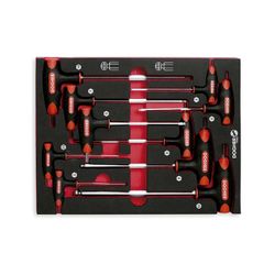 B. COMB 1/2 10 LLAVES T HEX REDONDA