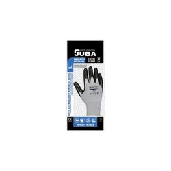 B115151/9 GUANTE NYLON PALMA RECUBIERTA DE NITRILO SIN COSTURAS CON PUÑO EMBOLS