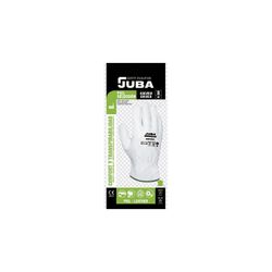 B406VRW/10 GUANTE PIEL FLOR VACUNO PULGAR DE ALA VERSION ECONOMICA COLOR NATURAL EMBOLSADO