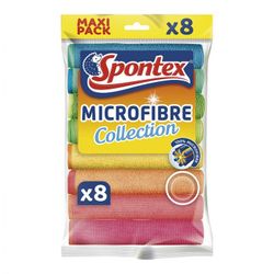 BALLETAS MICROFIBRAS SPONTEX  (8 UDS)