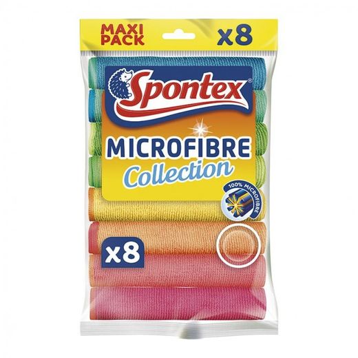 BALLETAS MICROFIBRAS SPONTEX (8 UDS)