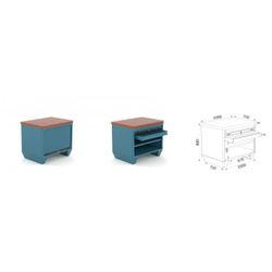 BANCO 1000X750X880MM ENCIMERA DM