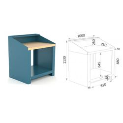 BANCO 1000X750X880MM.EMCIMERA CASTAÑO