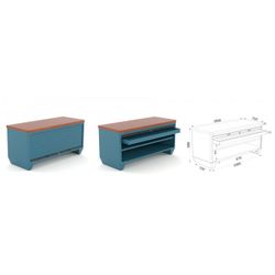 BANCO 1800X750X880MM ENCIMERA DM
