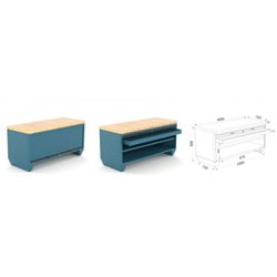 BANCO 1800X780X880MM ENCIMERA CASTAÑO