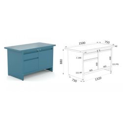 BANCO CAJON 111 C200 - 1 PUERTA 111 PP I- 1 PUERTA