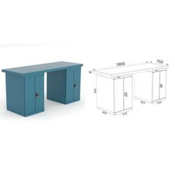 BANCO DE TRABAJO 1800X750X880MM 136 18 C22