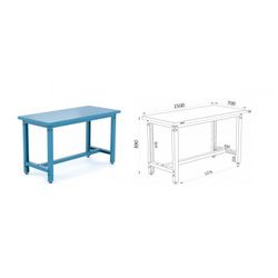 BANCO DE TRABAJO DESMONTABLE 1500X700X890 ENCIMERA EN CHAPA DE 50MM