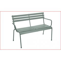 BANCO METÁLICO 114X56 XH79 CM. VERDE