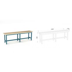 BANCO VESTUARIO 1500X480X320MM