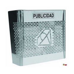 BANDEJA PUBLICIDAD DISEÑO HORIZONTAL AC INOXIDABLE