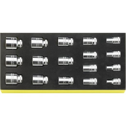 BANDEJA TCS C/ JGO. DE BOCAS DE LLAVE DE VASO 1/2" TCS 50A/17