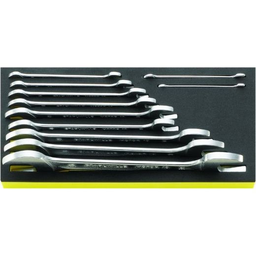 BANDEJA TCS C/ JUEGO DE LLAVES 2 BOCAS FIJAS MOTOR TCS 10/11,6X7-34X36