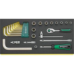 BANDEJA TCS C/ JUEGO HERRAMIENTAS DE ACCIONAMIENTO TCS 1/4"+10760CV QR
