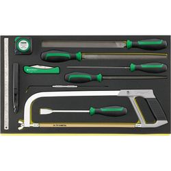BANDEJA TCS CON INSTRUMENTOS DE MEDICION TCS 12025-13110/11