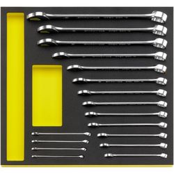 BANDEJA TCS JGO LLAVE COMBI.BOCA FIJA/ESTR.OP.-BOX TCS 13/17,6-24MM MF