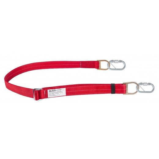 BANDOLA REGULABLE DE CINTA DE 1,20 A 1,80 M MIRA BA +2 MOSQUETONES + BLOQUEO AUTOMATICO