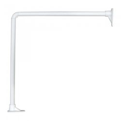 BARRA BAÑO CURVA BLANCA 80 X 80 CM.