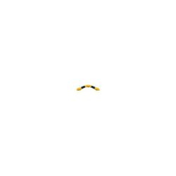BARRA DE PROTECCION PARK6565NJ - AMARILLO/NEGRO D.76 650X650X86MM
