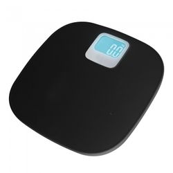 BASCULA BAÑO DIGITAL PLASTICO NEGRA KUKEN