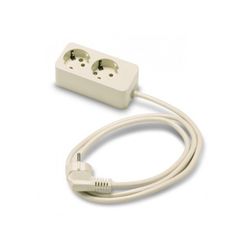 BASE 2TOMAS 16A 250V PROL. 1,5MT