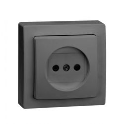 BASE ENCHUFE 2P ALUMINIO