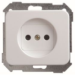 BASE ENCHUFE 2P BLANCO