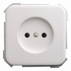 BASE ENCHUFE 2P BLANCO