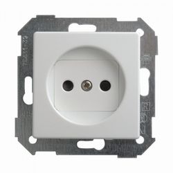 BASE ENCHUFE 2P BLANCO
