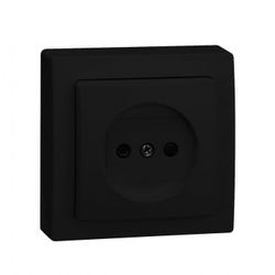 BASE ENCHUFE 2P GRAFITO S73 LOFT