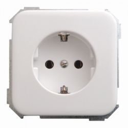 BASE ENCHUFE 2P+TT BLANCO