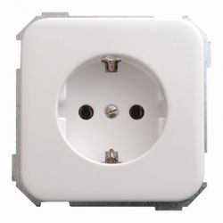 BASE ENCHUFE 2P+TT BLANCO