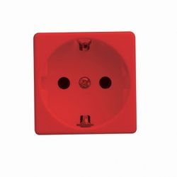 BASE ENCHUFE 2P+TT ROJO