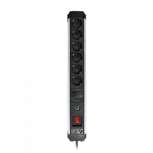 BASE EXTRAPOWER DE PROTECCION 6 TOMAS 3G1,5 CABLE 1,5M ALUMINIO