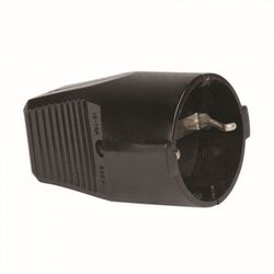 BASE MOVIL 16A 250V NEGRO