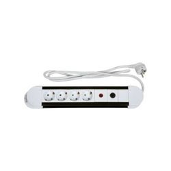 BASE MULTIPLE SIN INTERRUPTOR Y PROTECCION H05VV-F 3G X 1,5 MM 8 BASES 1,5 M