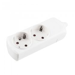 BASE ONLEX BLANCA 2 TOMAS SIN CABLE