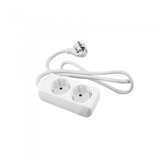 BASE ONLEX BLANCA 2TOMAS CABLE 3MT
