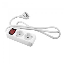 BASE ONLEX BLANCA 2TOMAS CABLE/INT.3MT