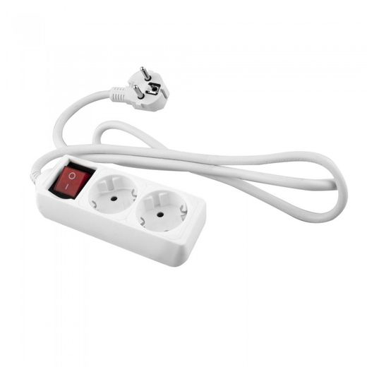 BASE ONLEX BLANCA 2TOMAS CABLE/INT.3MT