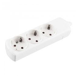 BASE ONLEX BLANCA 3TOMAS SIN CABLE